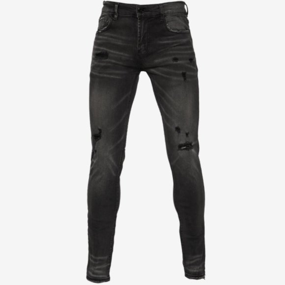 NEW!Smugglers Moon Knee Rip Routine Jeans - Picture 2 of 6